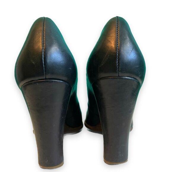 Donald J. Pliner Wedges | Donald J. Pliner Sport-I-Que| Heather Black Heels| 8.5 - Picture 3 of 4